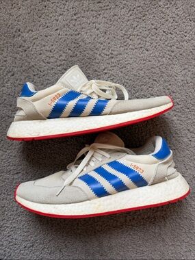 Adidas I-5923 Blue and Red Sneakers